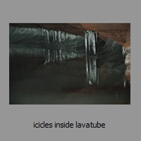 icicles inside lavatube